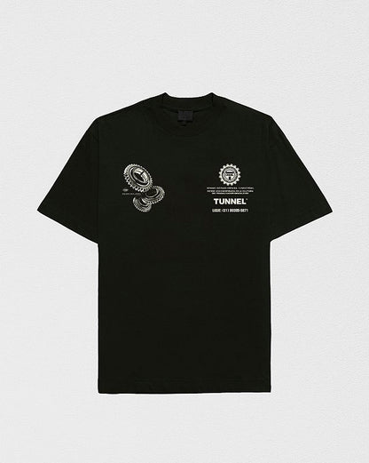 Camiseta Oversized Engrenagem Preta
