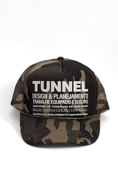 Boné Trucker Estruturado Camuflado