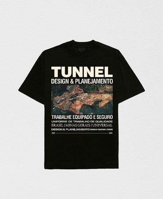 Camiseta Oversized Mineração Preta