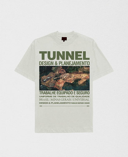 Camiseta Oversized Mineração Off White