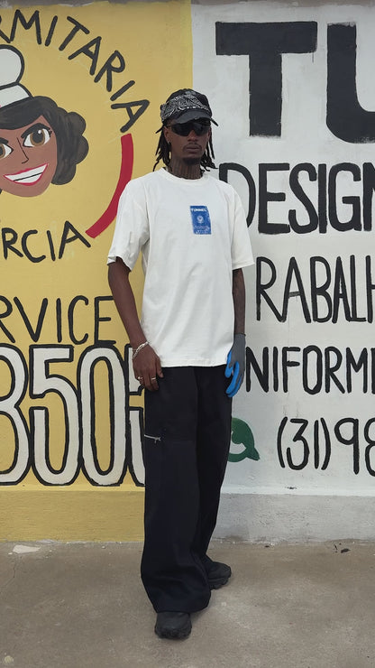 T-Shirt Oversized CLT Off White