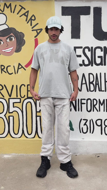 T-shirt Oversized Monocromatica TNN Cinza