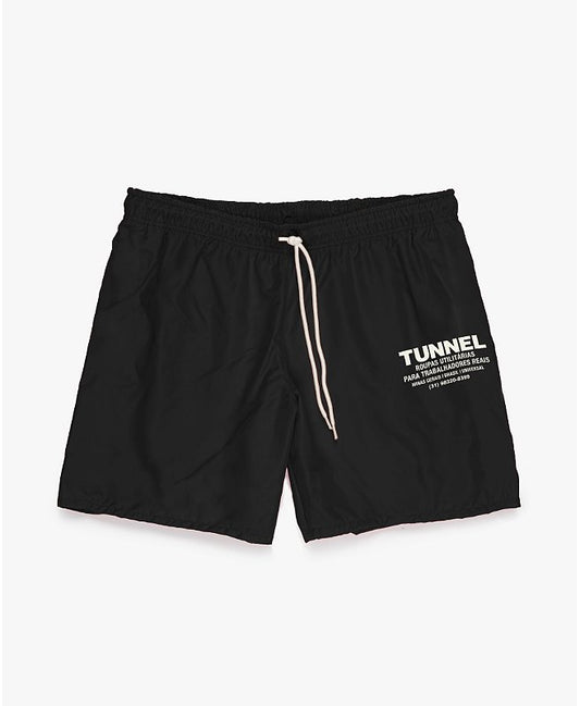 Short Praia Nylon Preto