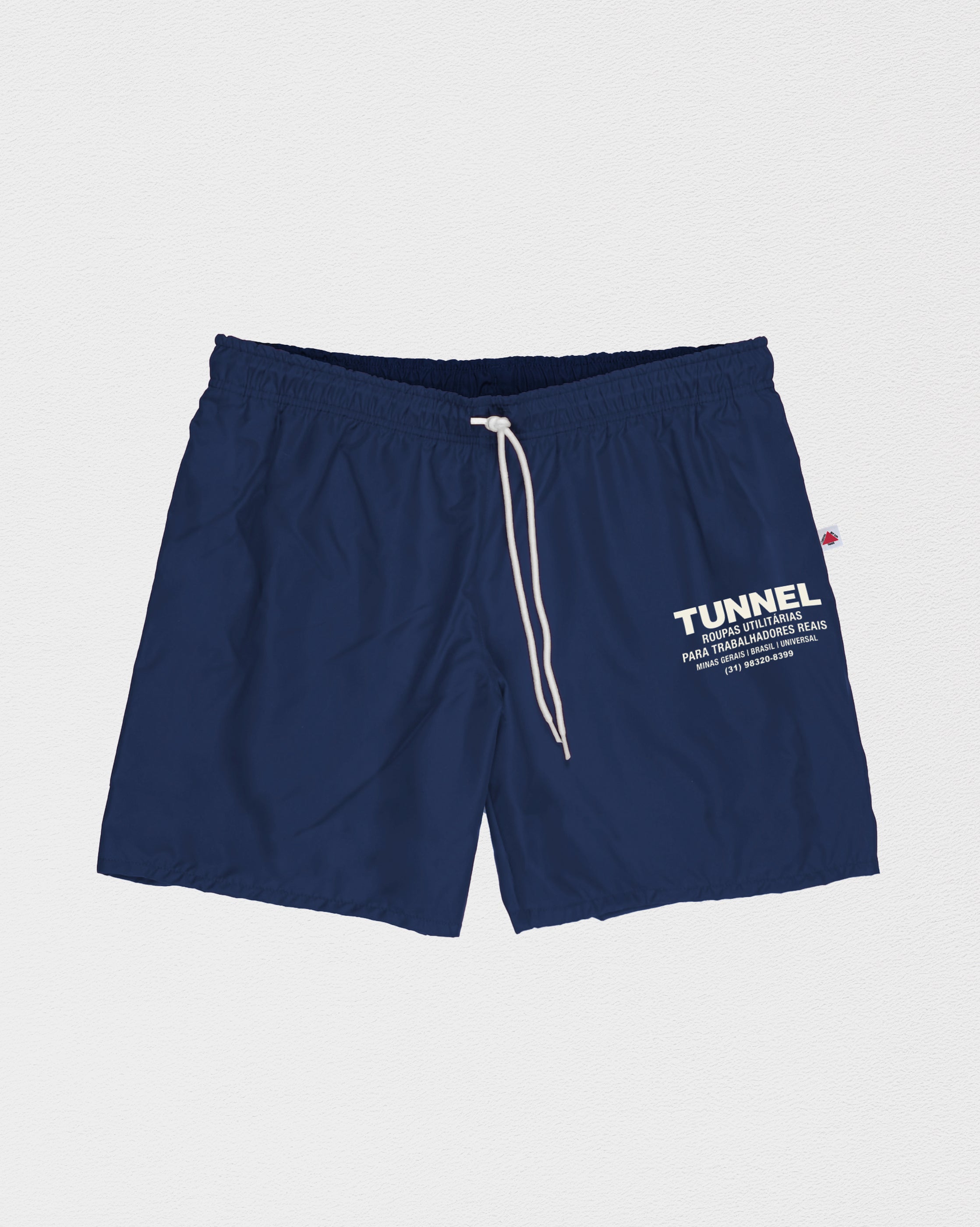 Shorts Praia Nylon Azul Marinho – Tunnel